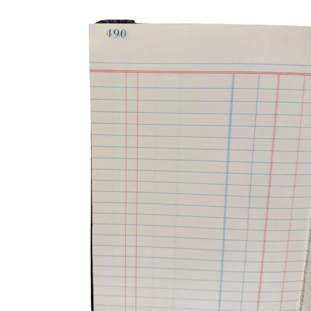 Vintage Shaws No S 300 Day Book Account Ledger 500 Page Long Format USA‎ Office